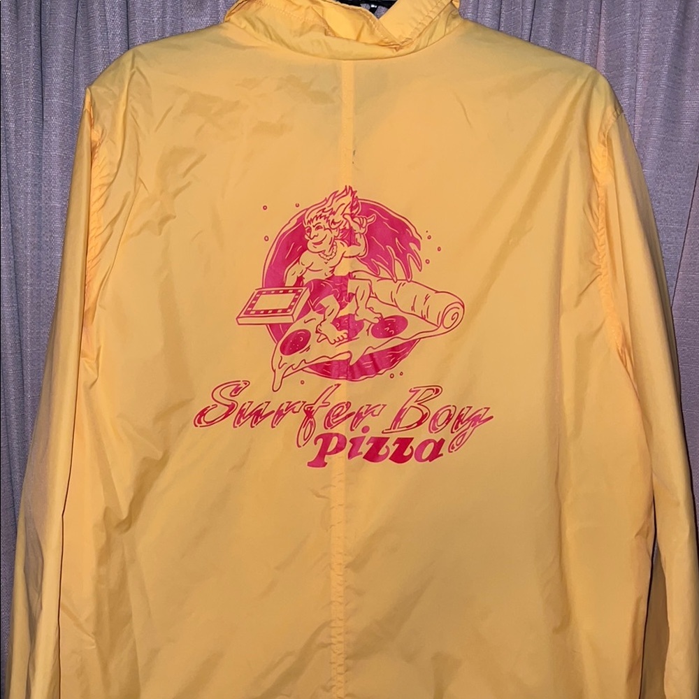 Surfer Boy Pizza windbreaker Jacket